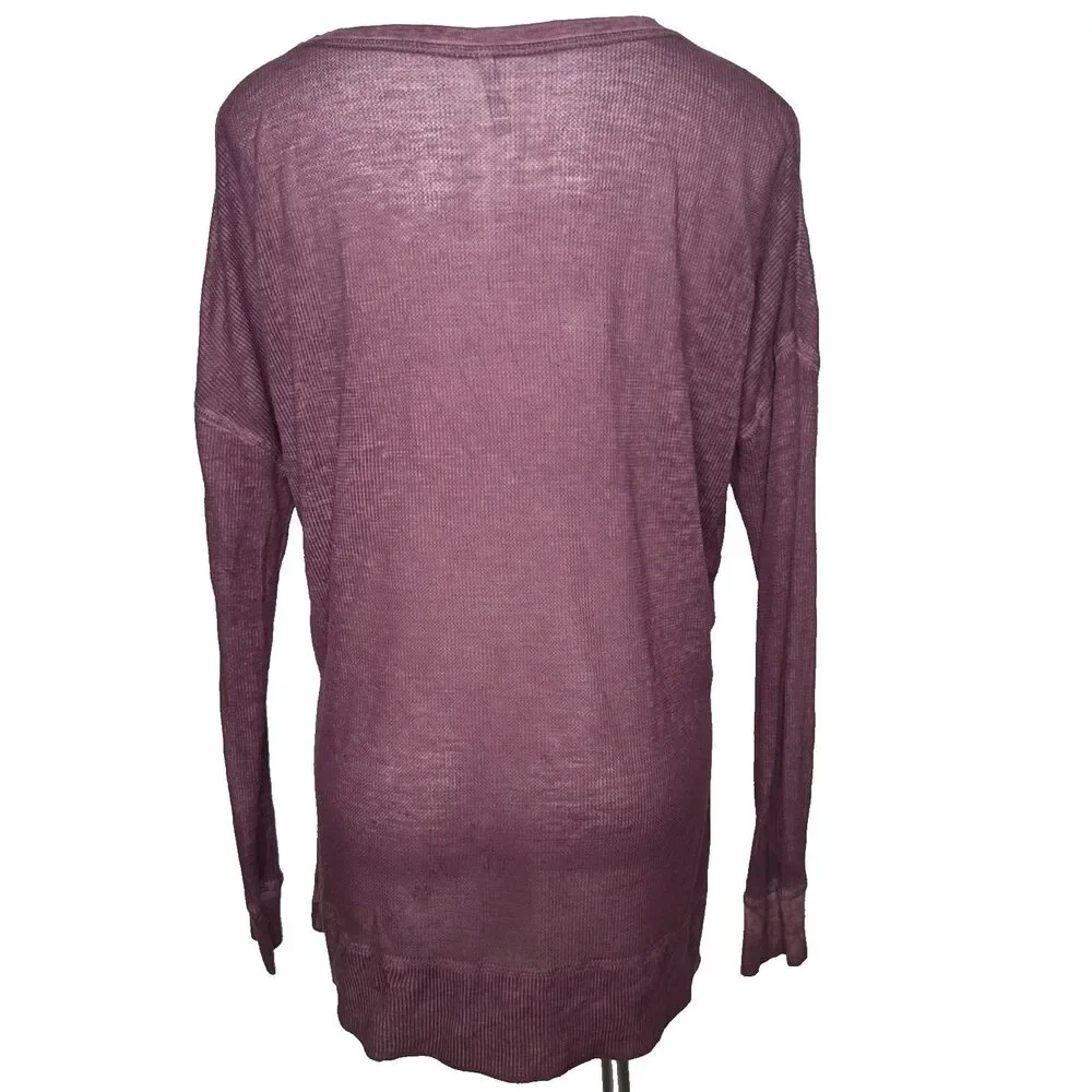 Z Supply Emerson Thermal M Whimsigoth 90s Grunge Boho-Chic Loungewear Gorpcore